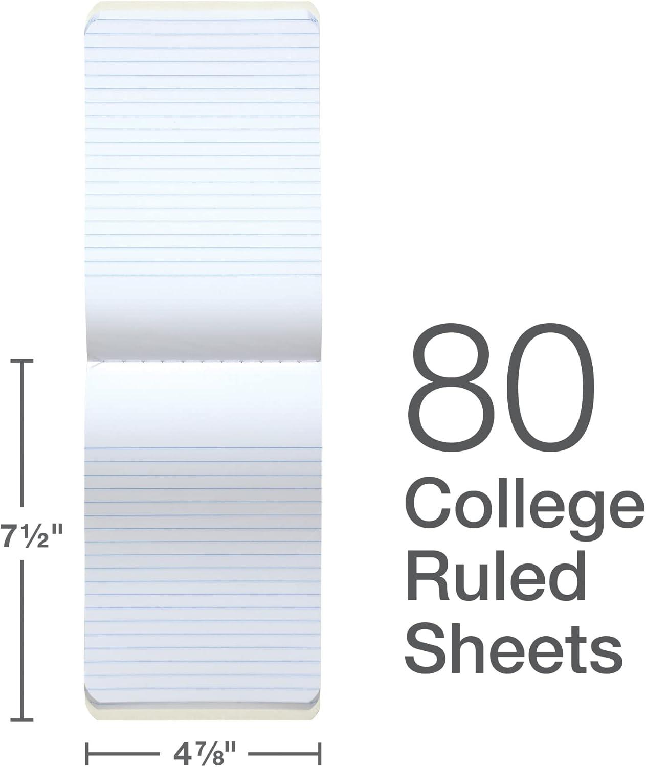 imageOxford Jr Composition Notebooks Notebooks for School School Supplies Half Size Kids Journal 712 x 478 Inches College Ruled Paper 80 Sheets Primary Marble Covers 6 Pack 63774