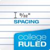 Oxford Jr. Composition Notebooks, Notebooks for School, School Supplies, Half Size, Kids Journal, 7-1/2 x 4-7/8 Inches, College Ruled Paper, 80 Sheets, Primary Marble Covers, 6 Pack (63774)
