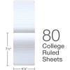 Oxford Jr. Composition Notebooks, Notebooks for School, School Supplies, Half Size, Kids Journal, 7-1/2 x 4-7/8 Inches, College Ruled Paper, 80 Sheets, Primary Marble Covers, 6 Pack (63774)