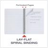 Oxford Spiral Composition Notebooks, 4 Pack, Wide Ruled Paper, 9-3/4 x 7-1/2 Inches, 80 Sheets, Black Marble Cover (64950)
