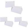 Oxford Index Card Binder Refills, White, 2 Hole Punched, 50/PK (73571)(3″ x 5″ (Pack of 3))