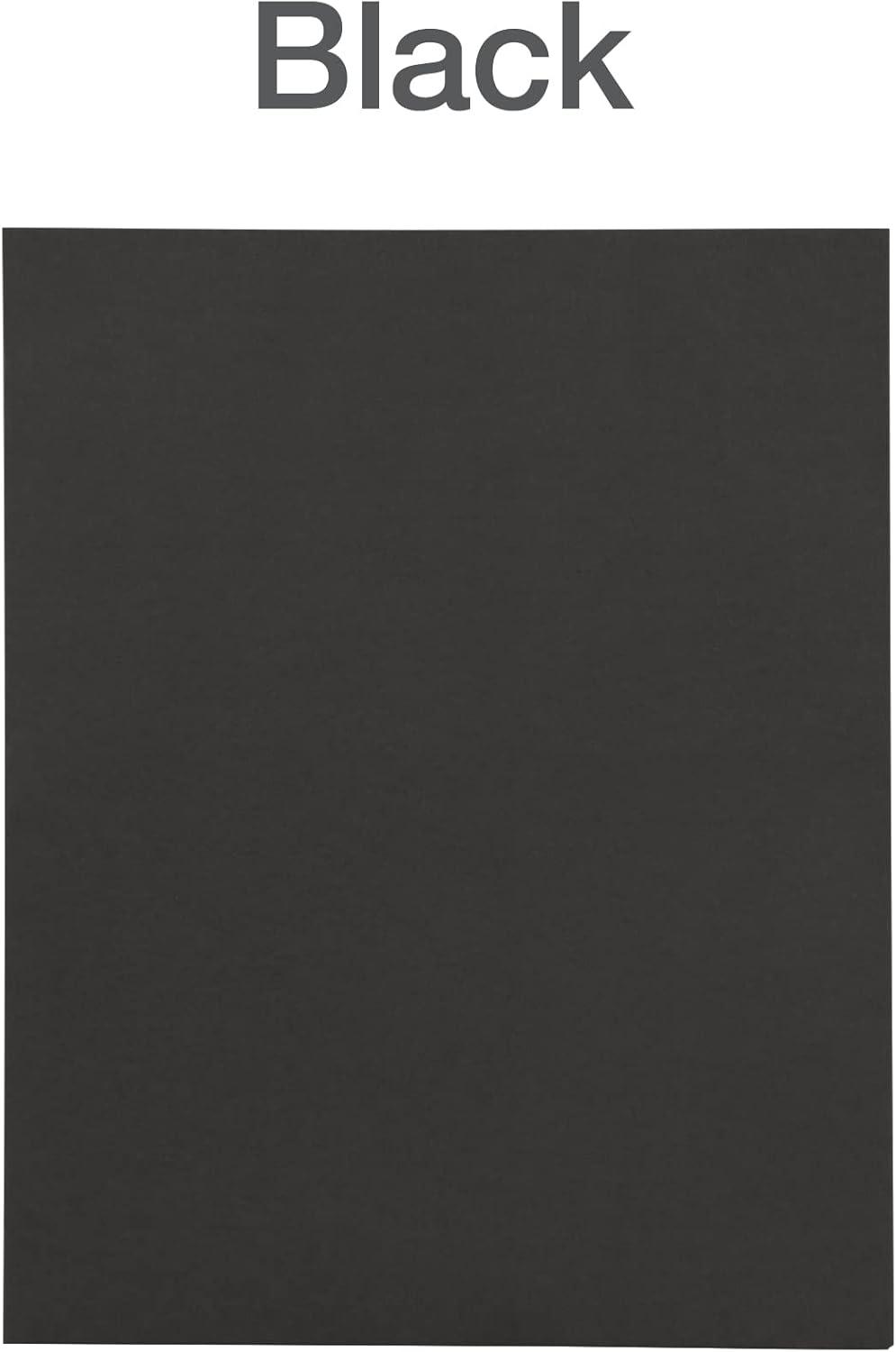 imageOxford 2 Pocket Folders Mega Box of 125 Textured Paper Folders Black Letter Size Essentials for School ampamp Teacher Supplies Lists 57542Black