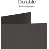 Oxford 2 Pocket Folders, Mega Box of 125, Textured Paper Folders, Black, Letter Size, Essentials for School & Teacher Supplies Lists (57542)(Black)