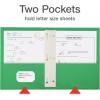 Oxford 2 Pocket Folders w/Prongs, Mega Box of 125, Textured Paper Folders, Asst Colors (Light Blue, Green, Yellow, Orange, Red), Letter Size (57716)(Assorted)