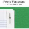 Oxford 2 Pocket Folders w/Prongs, Mega Box of 125, Textured Paper Folders, Asst Colors (Light Blue, Green, Yellow, Orange, Red), Letter Size (57716)(Assorted)