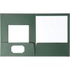 Oxford Linen Finish Two-Pocket Folders, Burgundy, Letter Size, 25 per Box(Hunter Green)