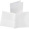 Oxford Linen Finish Two-Pocket Folders, Burgundy, Letter Size, 25 per Box(White)