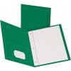 Oxford Two-Pocket Folders w/Fasteners, Yellow, Letter Size, 25 per Box (57709)(Hunter Green)