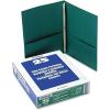 Oxford Two-Pocket Folders w/Fasteners, Yellow, Letter Size, 25 per Box (57709)(Hunter Green)