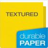 Oxford Two-Pocket Folders w/Fasteners, Yellow, Letter Size, 25 per Box (57709)(Yellow)