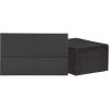 Oxford 2 Pocket Folders, Mega Box of 125, Textured Paper Folders, Black, Letter Size, Essentials for School & Teacher Supplies Lists (57542)(Black)