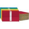 Oxford 2 Pocket Folders w/Prongs, Mega Box of 125, Textured Paper Folders, Asst Colors (Light Blue, Green, Yellow, Orange, Red), Letter Size (57716)(Assorted)