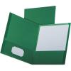 Oxford Linen Finish Two-Pocket Folders, Burgundy, Letter Size, 25 per Box(Hunter Green)
