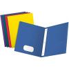 Oxford Two-Pocket Folders w/Fasteners, Yellow, Letter Size, 25 per Box (57709)(Assorted Colors)