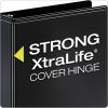 Cardinal Economy 3-Ring Binders, 4″, Slant-D Rings, Holds 835 Sheets, ClearVue Presentation View, Non-Stick, White, Case of 6 (90781)(Black)