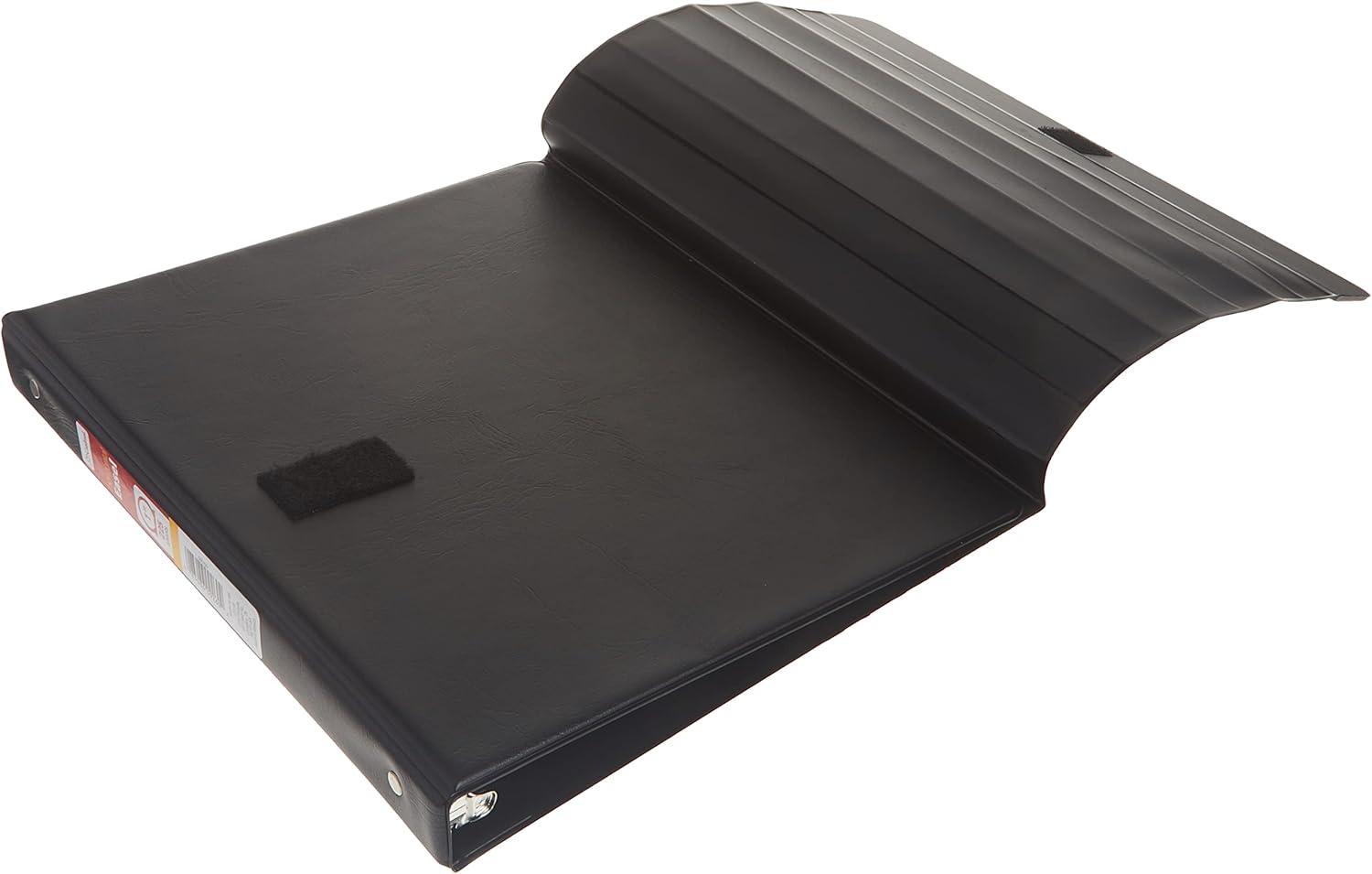 imageCardinal Easel Ring Binder Horizontal 1Inch 11Inch x 812Inch Black 09260V31 Pack of 12