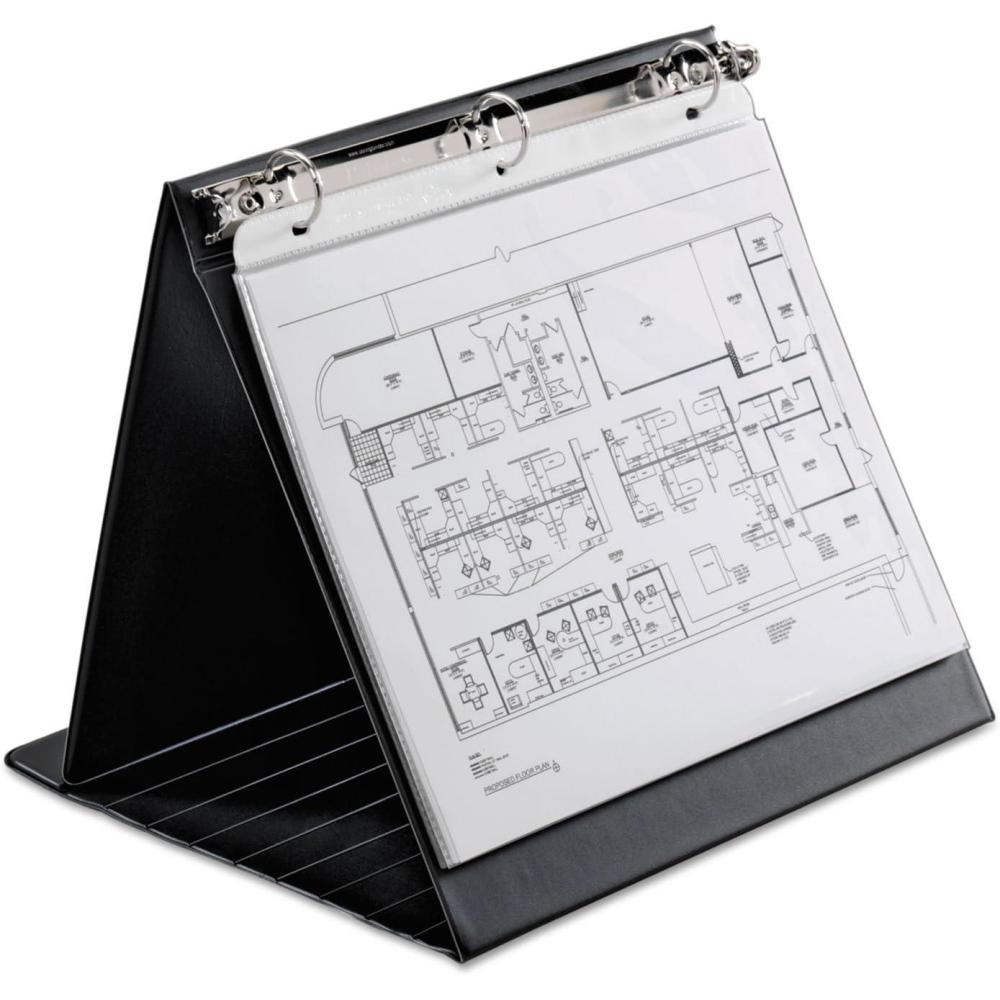 imageCardinal Easel Ring Binder Horizontal 1Inch 11Inch x 812Inch Black 09260V31