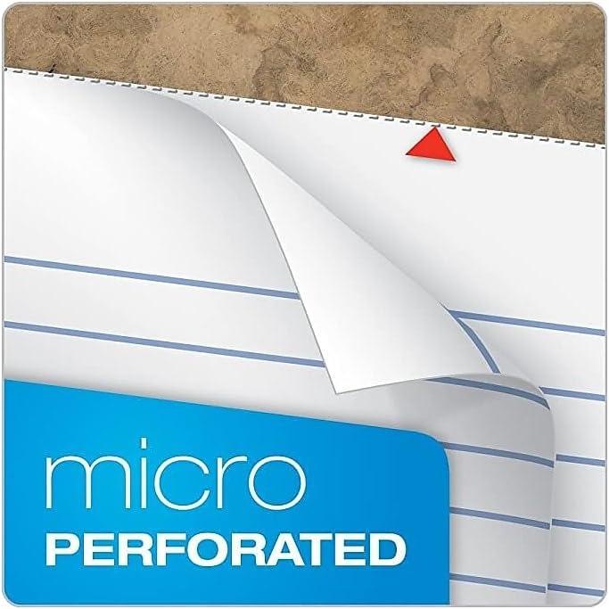 imageTOPS 74880 Second Nature Recycled Pads 8 12 x 11 34 White 50 Sheets Pack of 128 12 x 11 34
