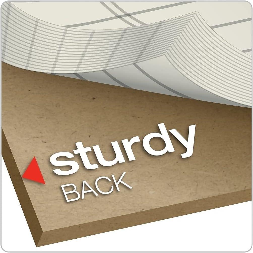 imageTOPS Prism Writing Pads 812quot x 1134quot Legal Rule Gray Perforated 50 Sheets 12 Pack 63160Ivory