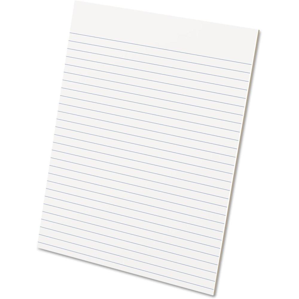 imageAmpad Evidence Glue Top 812 x 11 Pads Wide Rule White 50 Sheets Per Pad 12 Pack 211128 12 x 11