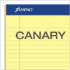 Ampad Perforated Pad, Size 5 x 8, Canary Yellow Paper, Jr. Legal, 50 Sheets Per Pad, 12 Pack (20-264)
