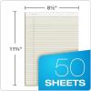 TOPS Prism Writing Pads, 8-1/2″ x 11-3/4″, Legal Rule, Gray, Perforated, 50 Sheets, 12 Pack (63160)(Ivory)