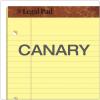 TOPS The Legal Pad Writing Pads, 8-1/2″ x 11-3/4″, Canary Paper, Legal Rule, 50 Sheets, 12 Pack (75351)(11 3/4″ x 8 1/2″)