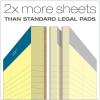 Tops Docket Writing Pads with 100 Sheets, Extra-Strong Back, 8-1/2″ x 11-3/4″, Perforated, Canary, Law Rule, 100 Sheets, 6 Pack (63396)(8 1/2″ x 11 3/4″ (Pack of 6))