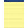 Ampad Evidence Perforated Pad,Size 8-1/2 x 11-3/4, Canary Yellow Paper , Legal Ruling , 50 Sheets per Pad, 2 Hole Punched, Pack of 12 (20-224)(8.5 x 11.75)