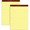 TOPS Docket Gold Writing Pads, 8-1/2″ x 11-3/4″, Narrow Rule, Canary Paper, 3-Hole Punched, 100 Sheets, 2 Pack (99716)(8-1/2″ x 11-3/4″)