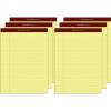 Tops Docket Gold Writing Pads, 8-1/2″ x 11-3/4″, Legal Rule, Canary Paper, Perforated, 50 Sheets, 6 Pack (63956)(8-1/2″ x 11-3/4″)