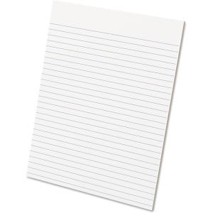 Ampad Evidence Glue Top 8-1/2 x 11 Pads, Wide Rule, White, 50 Sheets Per Pad, 12 Pack (21-112)(8 1/2″ x 11″)