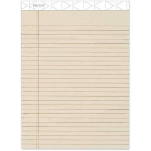 TOPS Prism Writing Pads, 8-1/2″ x 11-3/4″, Legal Rule, Gray, Perforated, 50 Sheets, 12 Pack (63160)(Ivory)