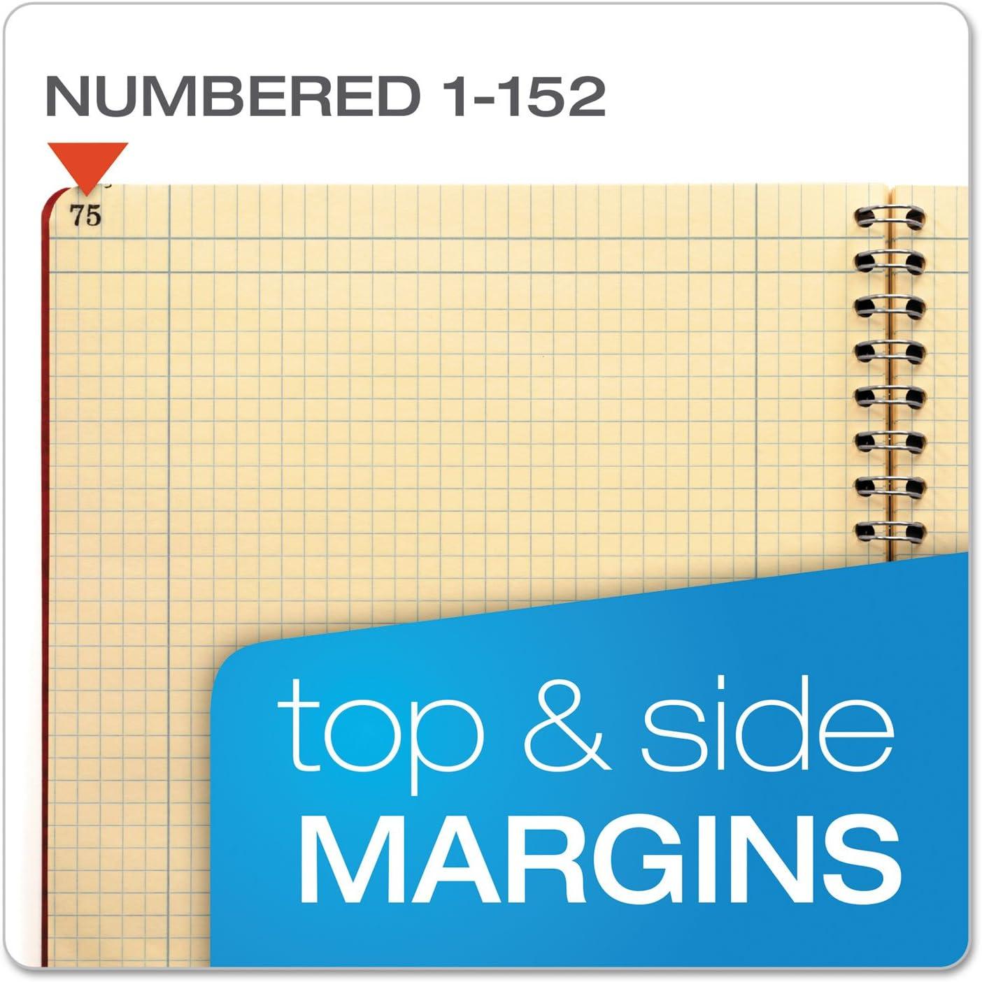 imageAmpad Computation Book 4x4 Quad Ruled 76 Sheets 1134quot x 914quot