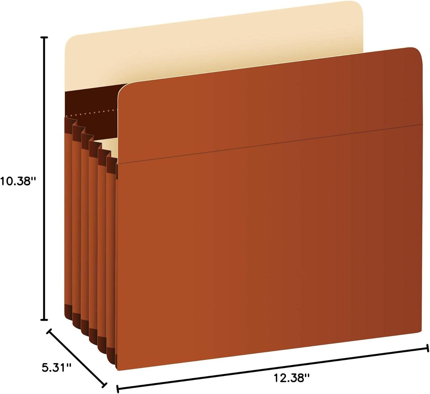 imagePendaflex Expanding Accordion File Pockets Extra Durable Expands 525quot Letter Size Reinforced with Dupont Tyvek Material 10Box 15422 BrownFile Folder