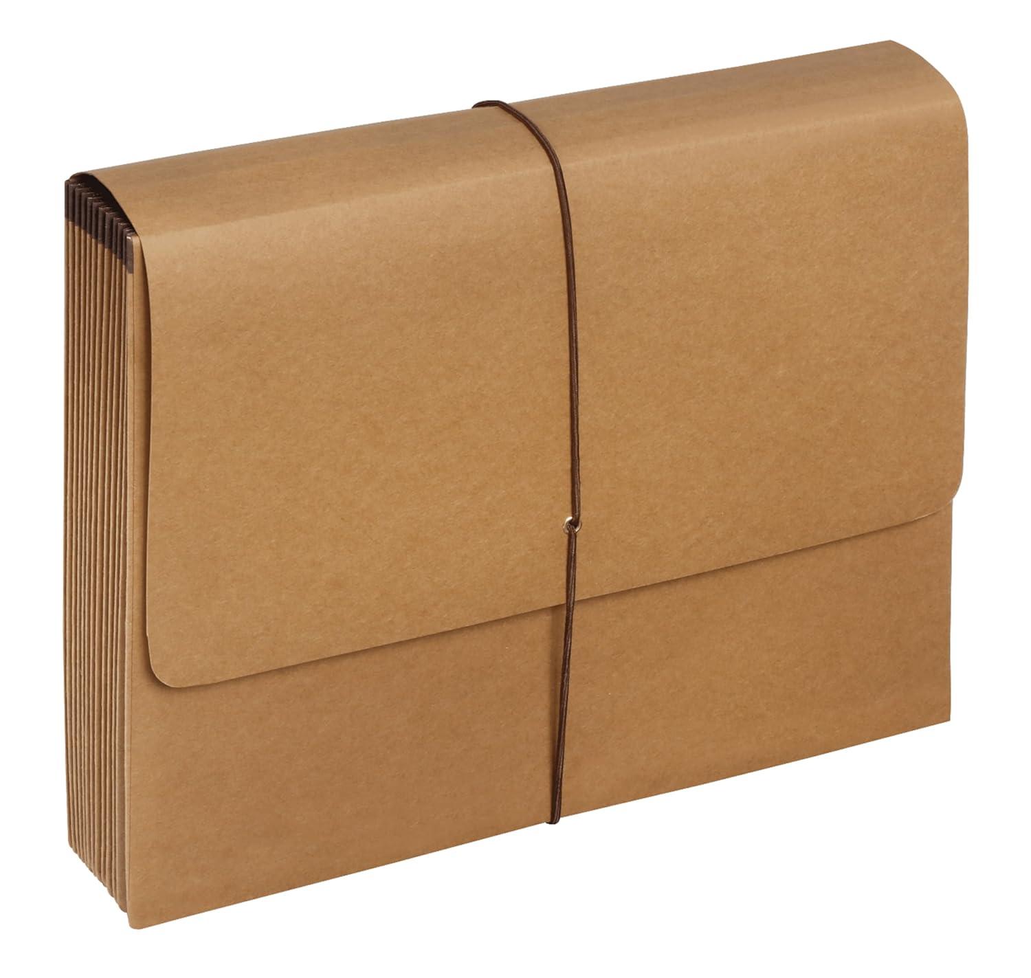 imagePendaflex Expanding Kraft File with Flap JanDec Index 12 x 10 1 per Box K17MOXBrownFile