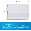 Oxford Jr. Primary Composition Spiral Notebooks, School Supplies, Notebooks for School, 4-7/8 x 7-1/2 Inches, Kids Journal, Pre-K, Grades K-2, 100 Sheets/200 Pages, Red, Yellow, Blue (63885)
