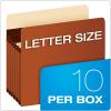 Pendaflex Expanding Accordion File Pockets, Extra Durable, Expands 5.25″, Letter Size, Reinforced with Dupont Tyvek Material, 10/Box (15422) Brown(File Folder)
