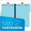 Pendaflex FP313 Pressboard Folders, 2 Fasteners, 1″ Expansion, 1/3 Tab, Legal, Blue (Box of 25)