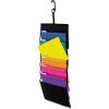 Pendaflex Hanging Organizer, All-in-1 Wall Organizer/Pocket Chart, Black with Bright Color Folders, Poly Carry Case, Letter Size (52891), Black/Assorted(1 Count (Pack of 1))