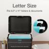 Pendaflex Portable File Box, Letter Size, 14.25″ x 9.25″ x 11″, Black