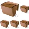 Pendaflex Kraft Expanding Files, Letter size, Redrope, Each (K-17A-OX), Brown(Letter size (Pack of 5))