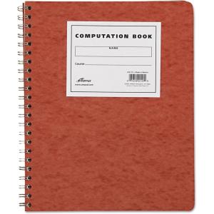 Ampad Computation Book, 4×4 Quad Ruled, 76 Sheets, 11-3/4″ x 9-1/4″