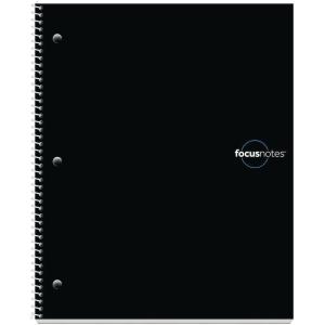 Oxford FocusNotes Note Taking System 1-Subject Notebook, 11 x 9 Inches, White, 100 Sheets (90223) – Black(1)