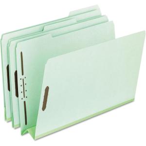 Pendaflex 17182 Pressboard Folders, 2 Fasteners, 3″ Expansion, 1/3 Tab, Letter, Green (Box of 25)(11 1/2″ x 9″ x 12″)