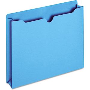 Pendaflex Globe-Weis/Pendaflex File Jackets, 2-Inch Expansion, Letter Size, Blue, 50 Jackets per Pack (B3043DTBLU)(Blue)