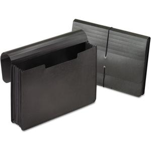 Pendaflex Poly Expanding Portfolio With Cord, 5-1/4″/1000-Sheet Capacity, Legal, Black (82014EE)(Legal)