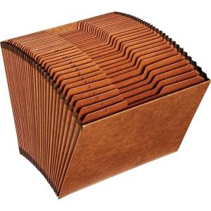 Pendaflex R217DHD Heavy-Duty Expanding Open Top File, 31 Pockets, 1/3 Tab, Letter, Brown(31 Pockets)