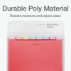 Oxford Portable File Organizer, 8 Plastic File Folders, Clear Case, Storage for Home and Office, Document Organizer, Holds 8-Tab Poly Project Folders, Letter Size, Assorted Colors, 2 Pack (52022)
