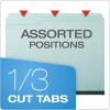 Pendaflex 1″ Expansion Pressboard File Folders with 1/3 Cut Tab, Letter, Blue, 25/Box (9200T 1/3)(Blue)